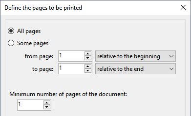 Page range