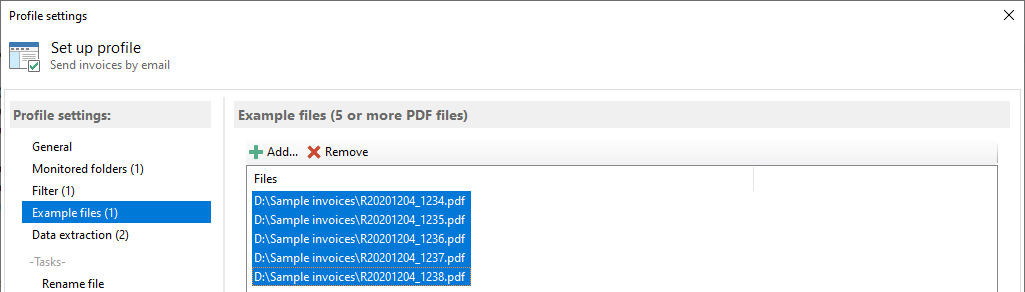Add PDF sample files